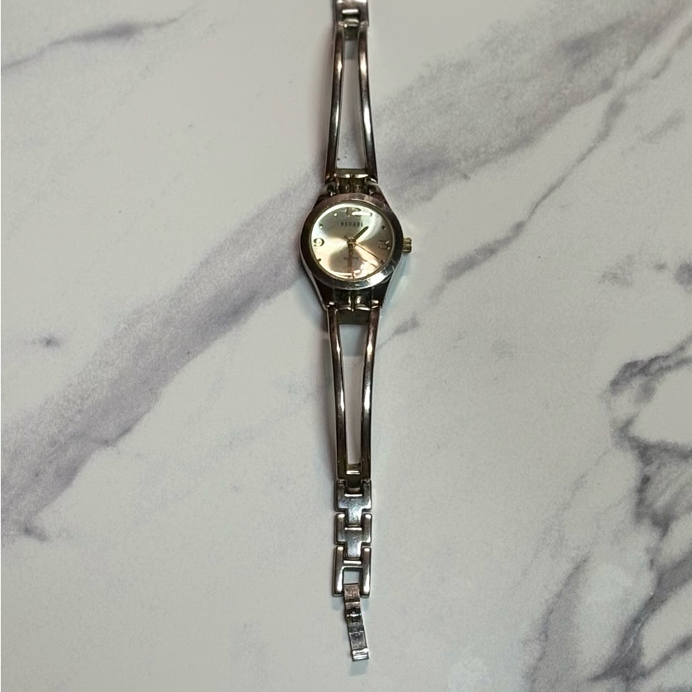 Silver Analog Wristwatch by Decade
